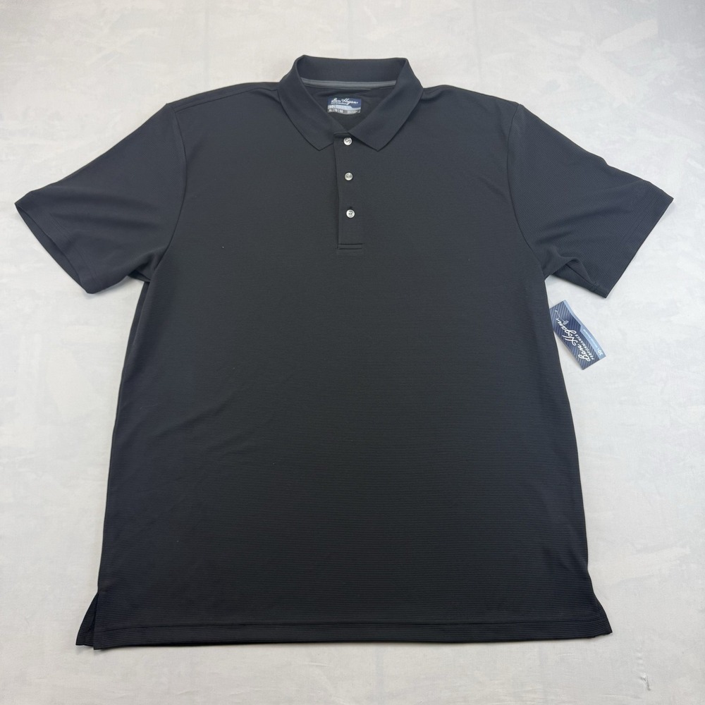 Ben Hogan Performance Men's XL Black Golf Polo Shirt Short Sleeve NWT